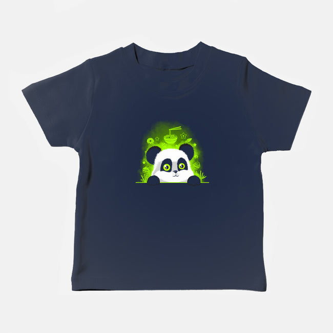 Inside A Panda Mind-baby basic tee-erion_designs