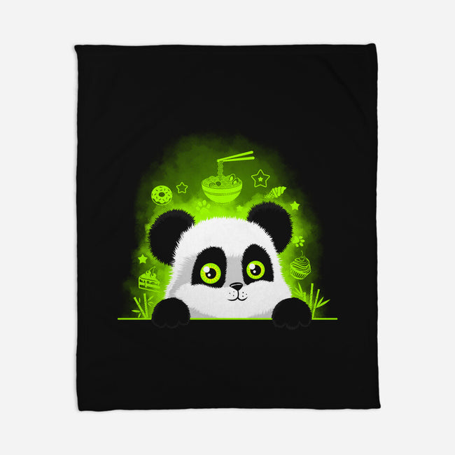 Inside A Panda Mind-none fleece blanket-erion_designs