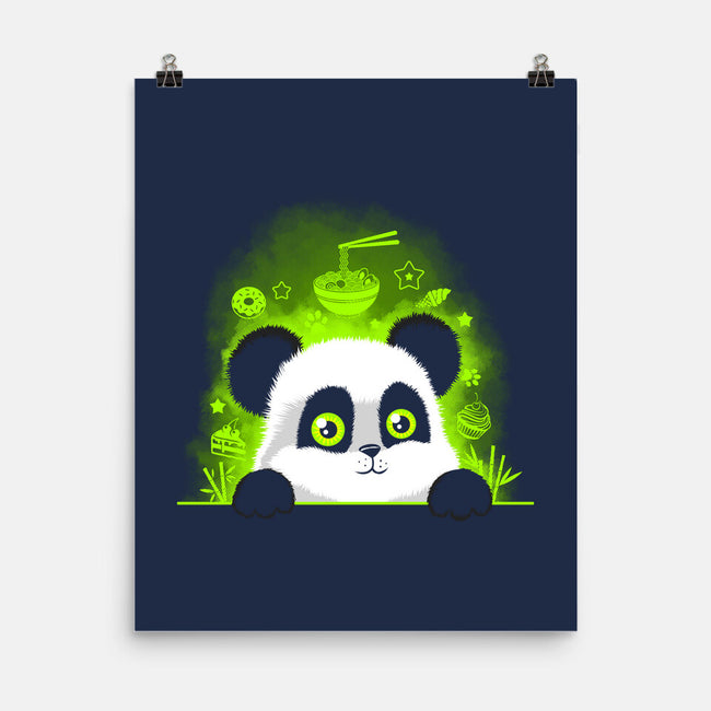 Inside A Panda Mind-none matte poster-erion_designs