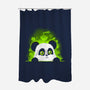 Inside A Panda Mind-none polyester shower curtain-erion_designs