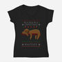 Bla Bla Bla Christmas-womens v-neck tee-erion_designs