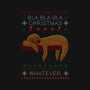 Bla Bla Bla Christmas-none glossy sticker-erion_designs