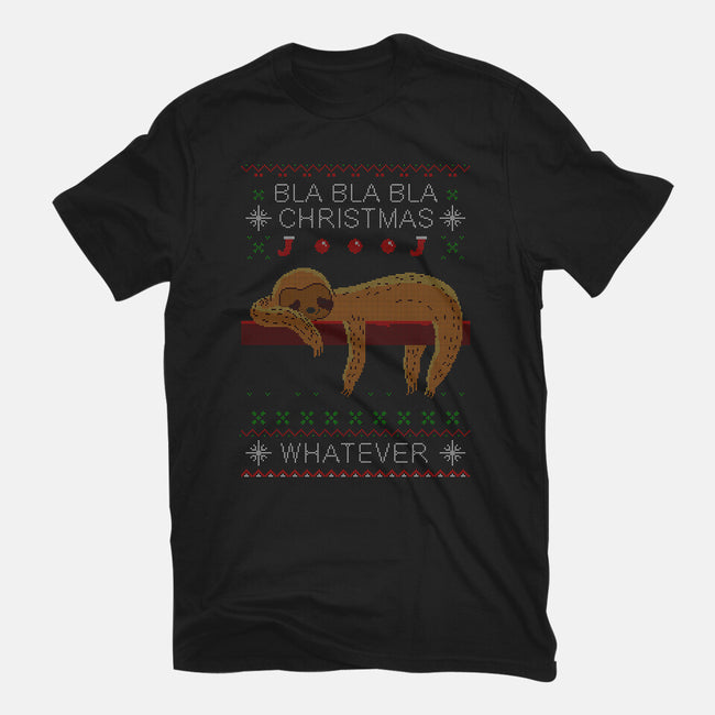 Bla Bla Bla Christmas-unisex basic tee-erion_designs