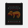 Bla Bla Bla Christmas-none matte poster-erion_designs