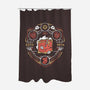 Dungeon Top Enemies Emblem-none polyester shower curtain-Logozaste