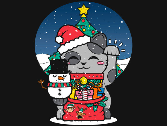 Lucky Christmas Cat