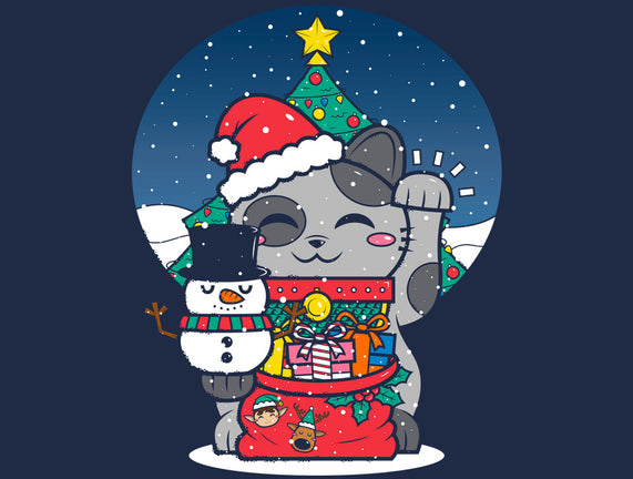 Lucky Christmas Cat