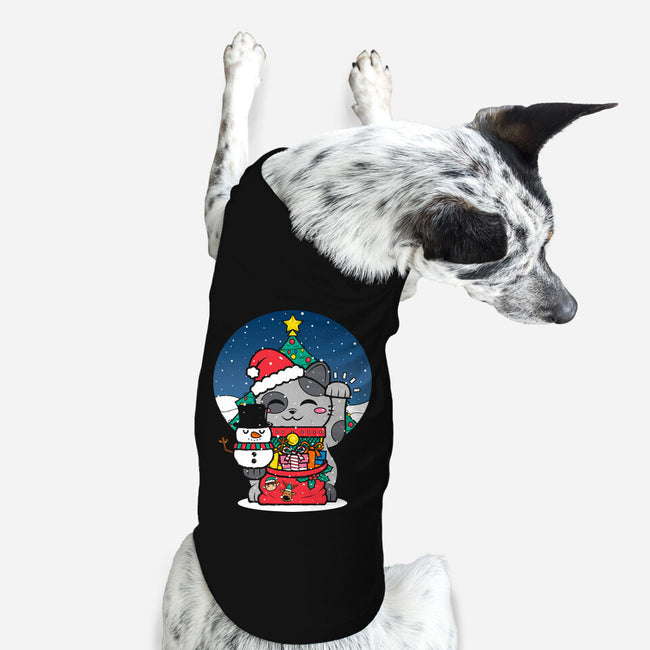 Lucky Christmas Cat-dog basic pet tank-krisren28