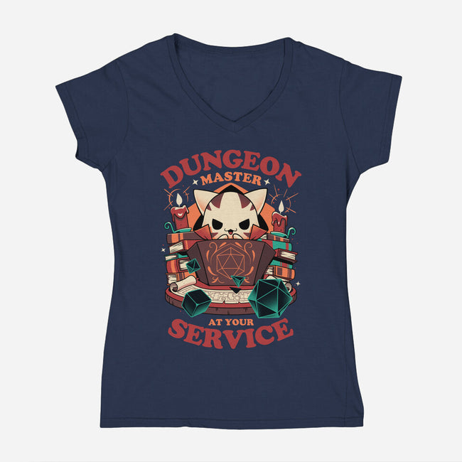 Dungeon Master's Call-womens v-neck tee-Snouleaf