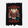 Dungeon Master's Call-none polyester shower curtain-Snouleaf