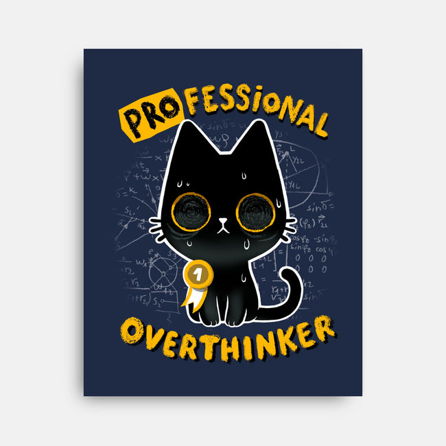 Pro Overthinker-none stretched canvas-BlancaVidal