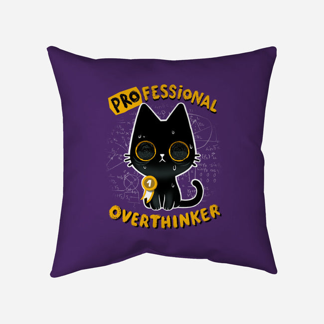 Pro Overthinker-none removable cover w insert throw pillow-BlancaVidal