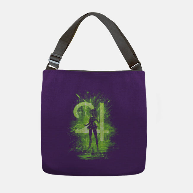 Jupiter Storm-none adjustable tote bag-kharmazero