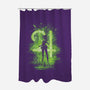 Jupiter Storm-none polyester shower curtain-kharmazero