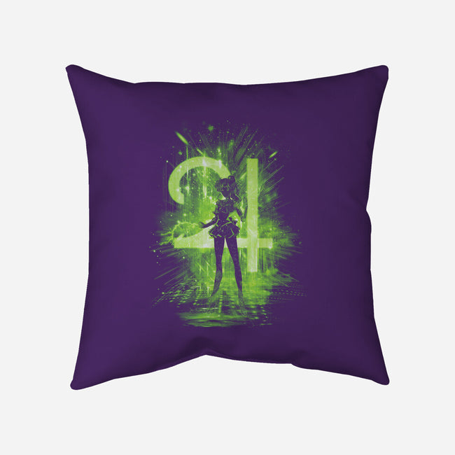 Jupiter Storm-none removable cover w insert throw pillow-kharmazero