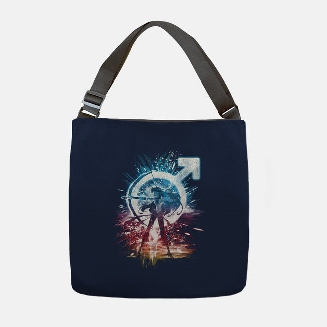 Mars Storm-none adjustable tote bag-kharmazero