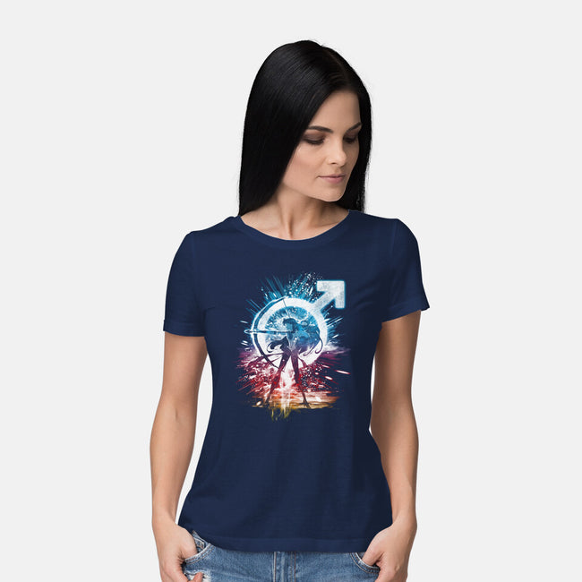 Mars Storm-womens basic tee-kharmazero