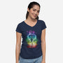 Mercury Storm-womens v-neck tee-kharmazero