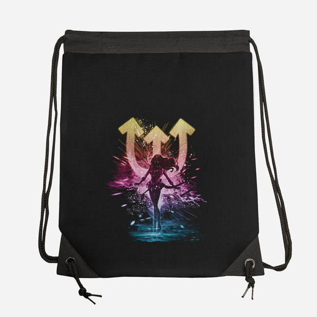 Neptune Storm-none drawstring bag-kharmazero