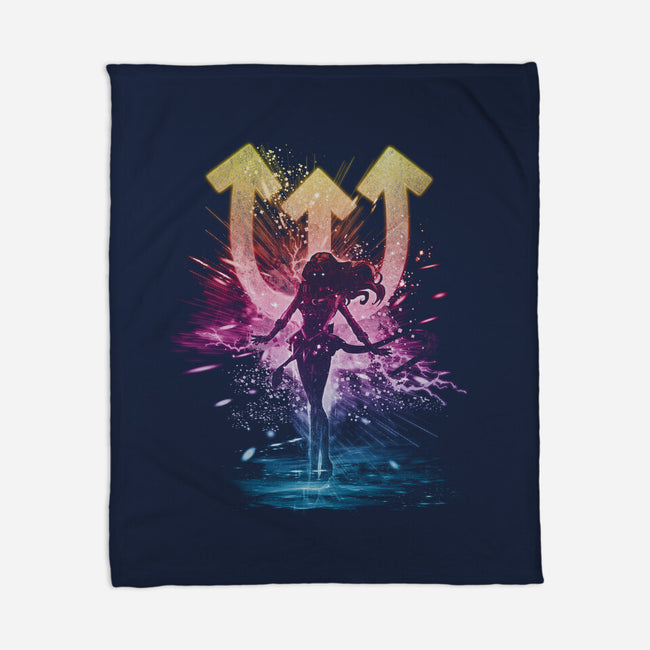 Neptune Storm-none fleece blanket-kharmazero