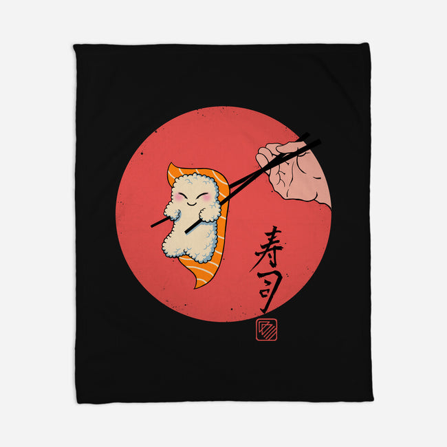 Happy Sushi-none fleece blanket-vp021
