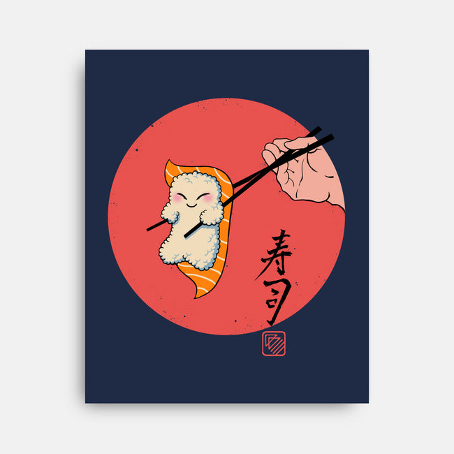 Happy Sushi-none stretched canvas-vp021