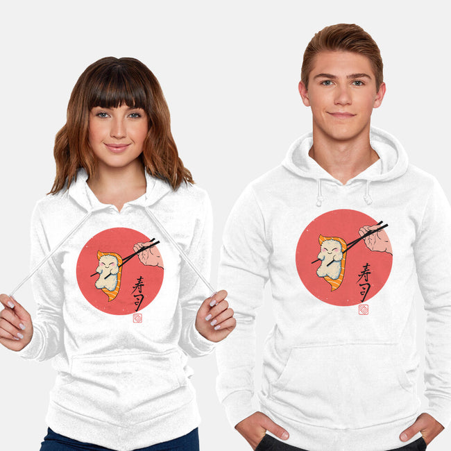 Happy Sushi-unisex pullover sweatshirt-vp021