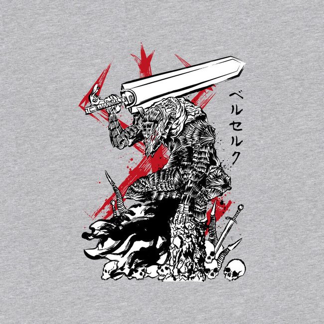 Lone Swordsman Sumi-e-unisex basic tee-DrMonekers