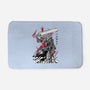 Lone Swordsman Sumi-e-none memory foam bath mat-DrMonekers