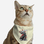 Lone Swordsman Sumi-e-cat adjustable pet collar-DrMonekers