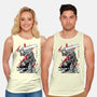 Lone Swordsman Sumi-e-unisex basic tank-DrMonekers