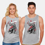 Lone Swordsman Sumi-e-unisex basic tank-DrMonekers