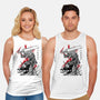 Lone Swordsman Sumi-e-unisex basic tank-DrMonekers