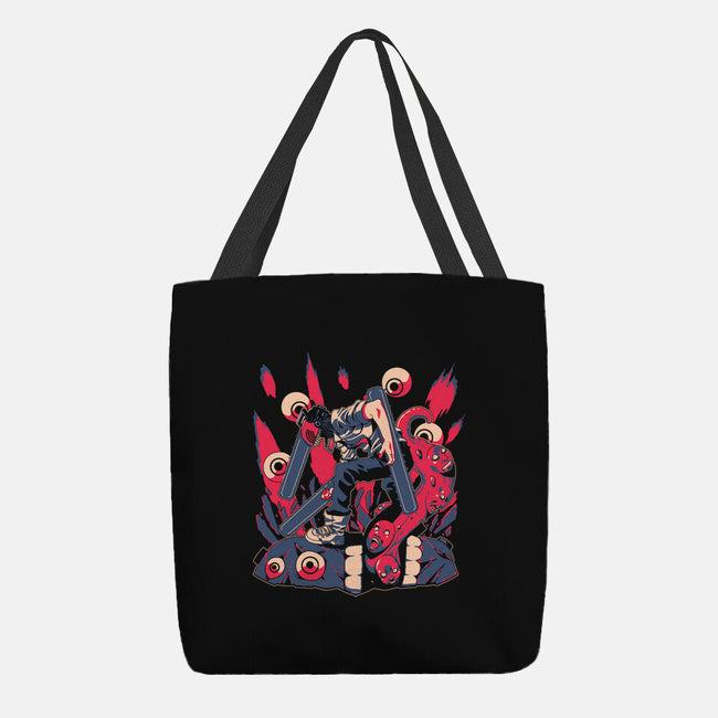 End Of Existence-none basic tote bag-1Wing