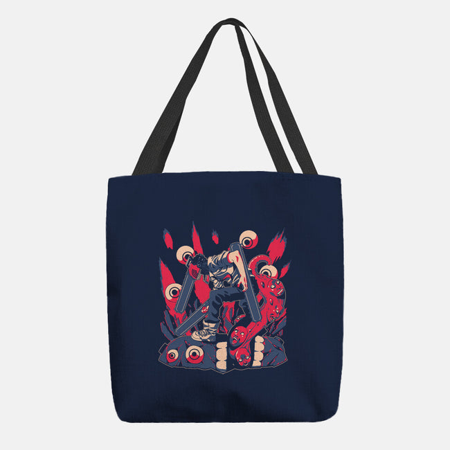 End Of Existence-none basic tote bag-1Wing