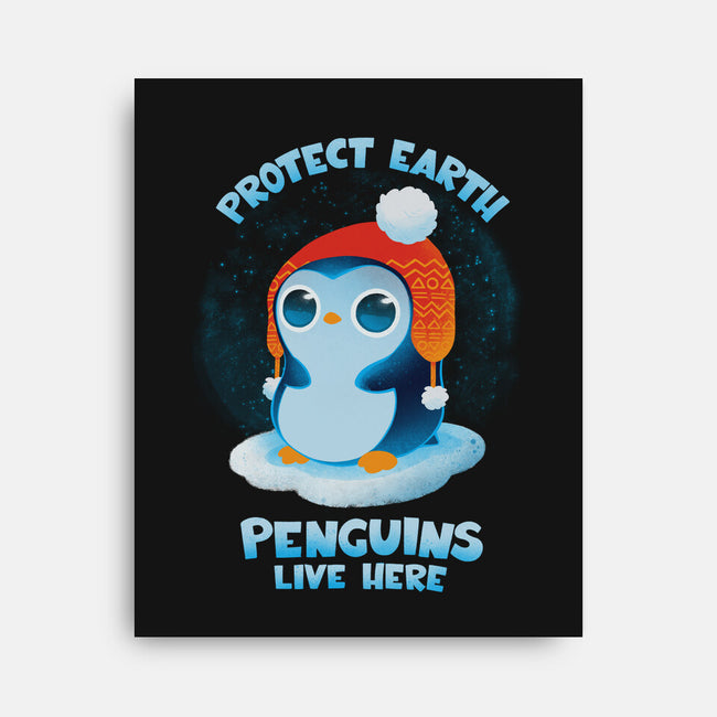 Protect Earth-none stretched canvas-ricolaa