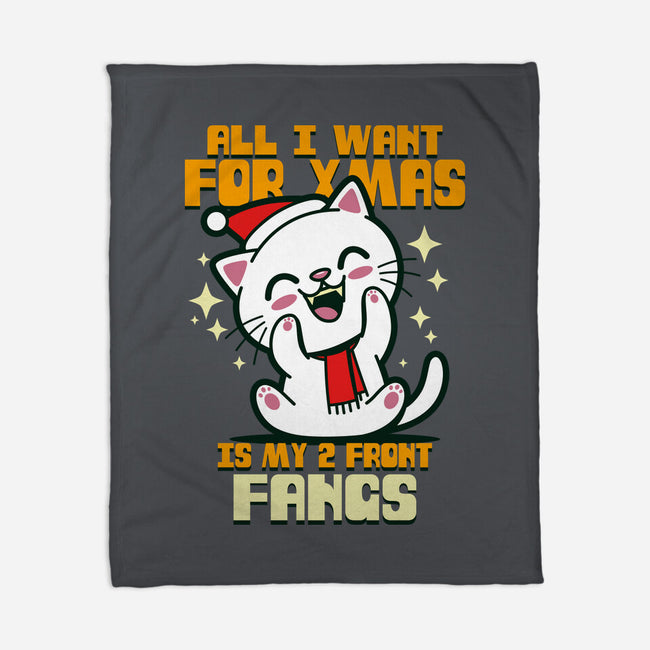 All I Want For Xmas-none fleece blanket-Boggs Nicolas