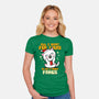 All I Want For Xmas-womens fitted tee-Boggs Nicolas