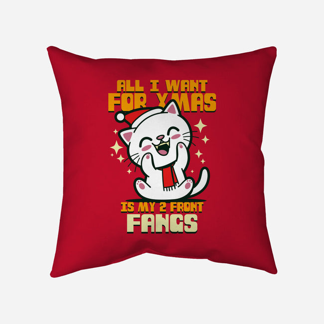 All I Want For Xmas-none removable cover w insert throw pillow-Boggs Nicolas