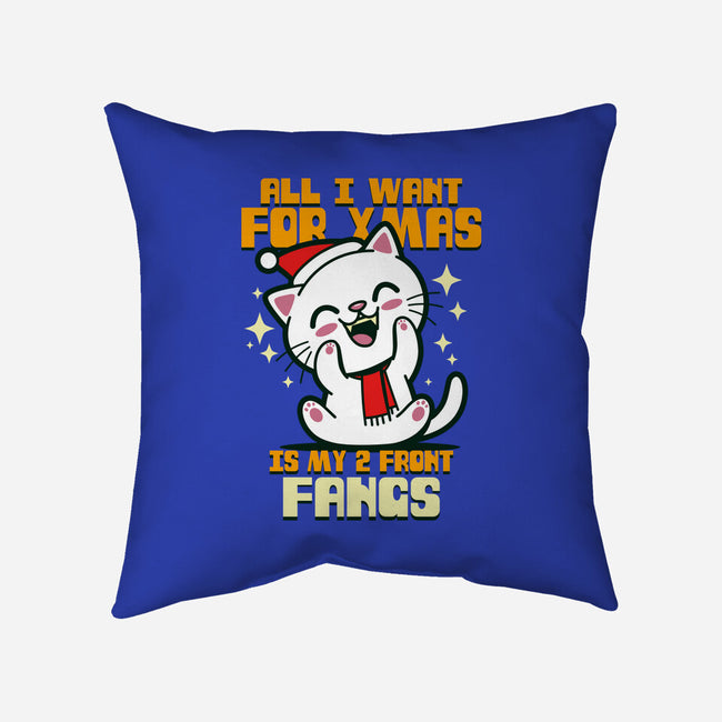 All I Want For Xmas-none removable cover w insert throw pillow-Boggs Nicolas