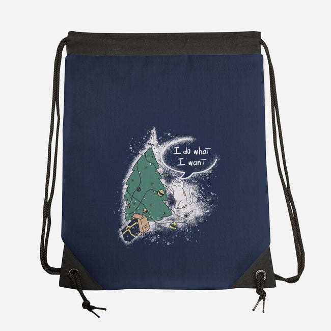 Do What I Want-none drawstring bag-OnlyColorsDesigns