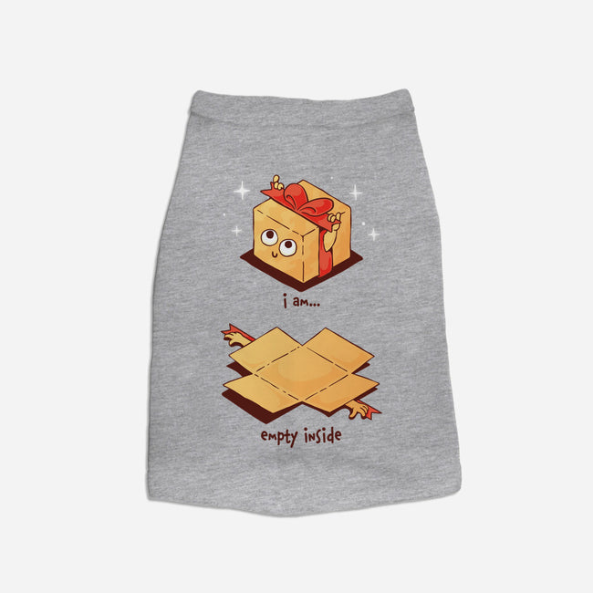 I Am Empty Inside-dog basic pet tank-zawitees