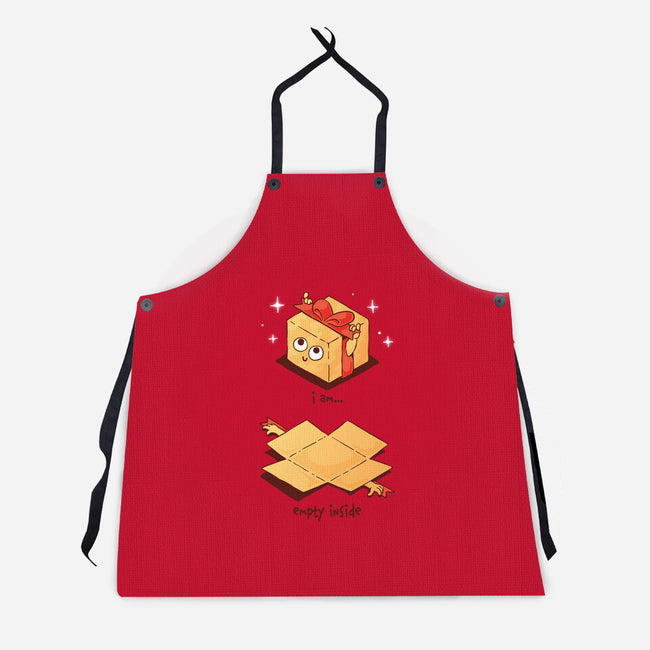 I Am Empty Inside-unisex kitchen apron-zawitees