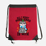 All I Want Purr Xmas-none drawstring bag-Boggs Nicolas