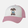 All I Want Purr Xmas-unisex trucker hat-Boggs Nicolas