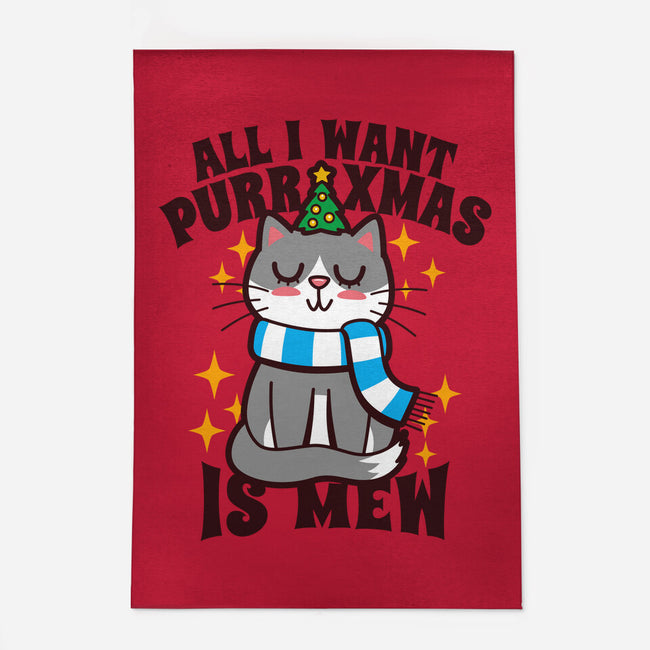 All I Want Purr Xmas-none indoor rug-Boggs Nicolas