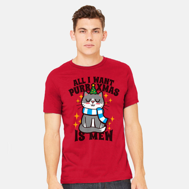 All I Want Purr Xmas-mens heavyweight tee-Boggs Nicolas