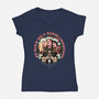 Christmas Witches-womens v-neck tee-momma_gorilla