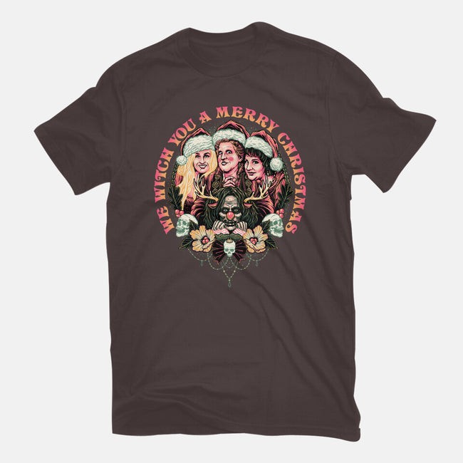 Christmas Witches-womens basic tee-momma_gorilla