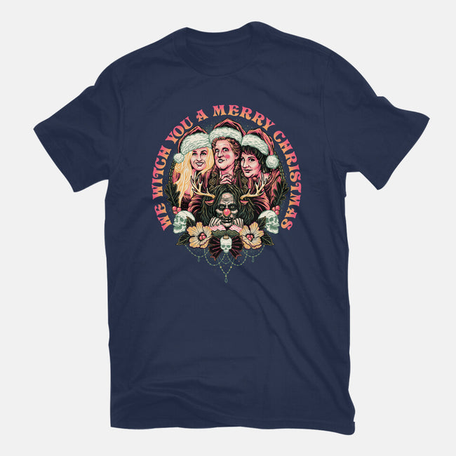 Christmas Witches-womens basic tee-momma_gorilla